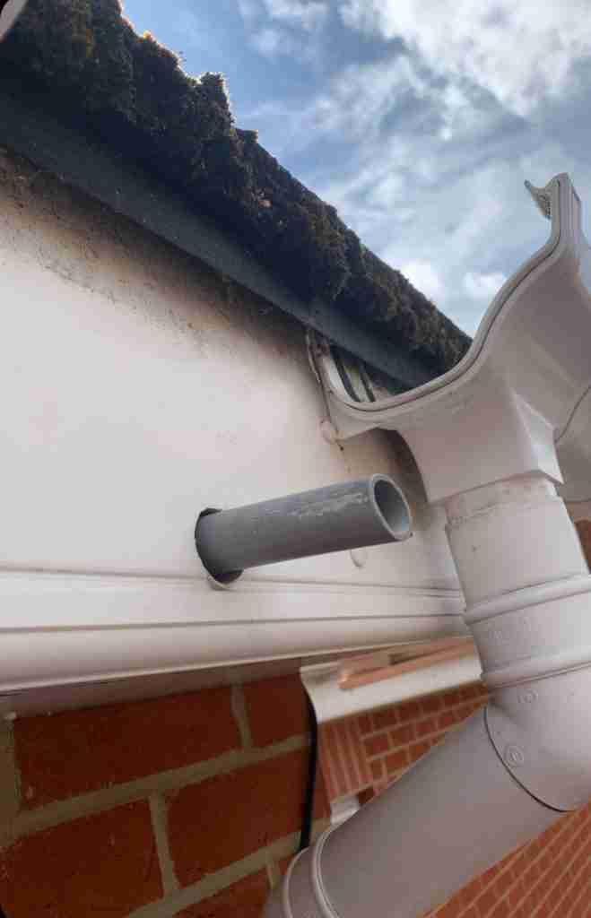 Replace guttering